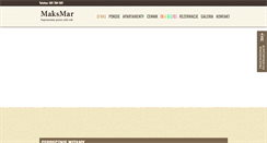 Desktop Screenshot of maksmar.pl